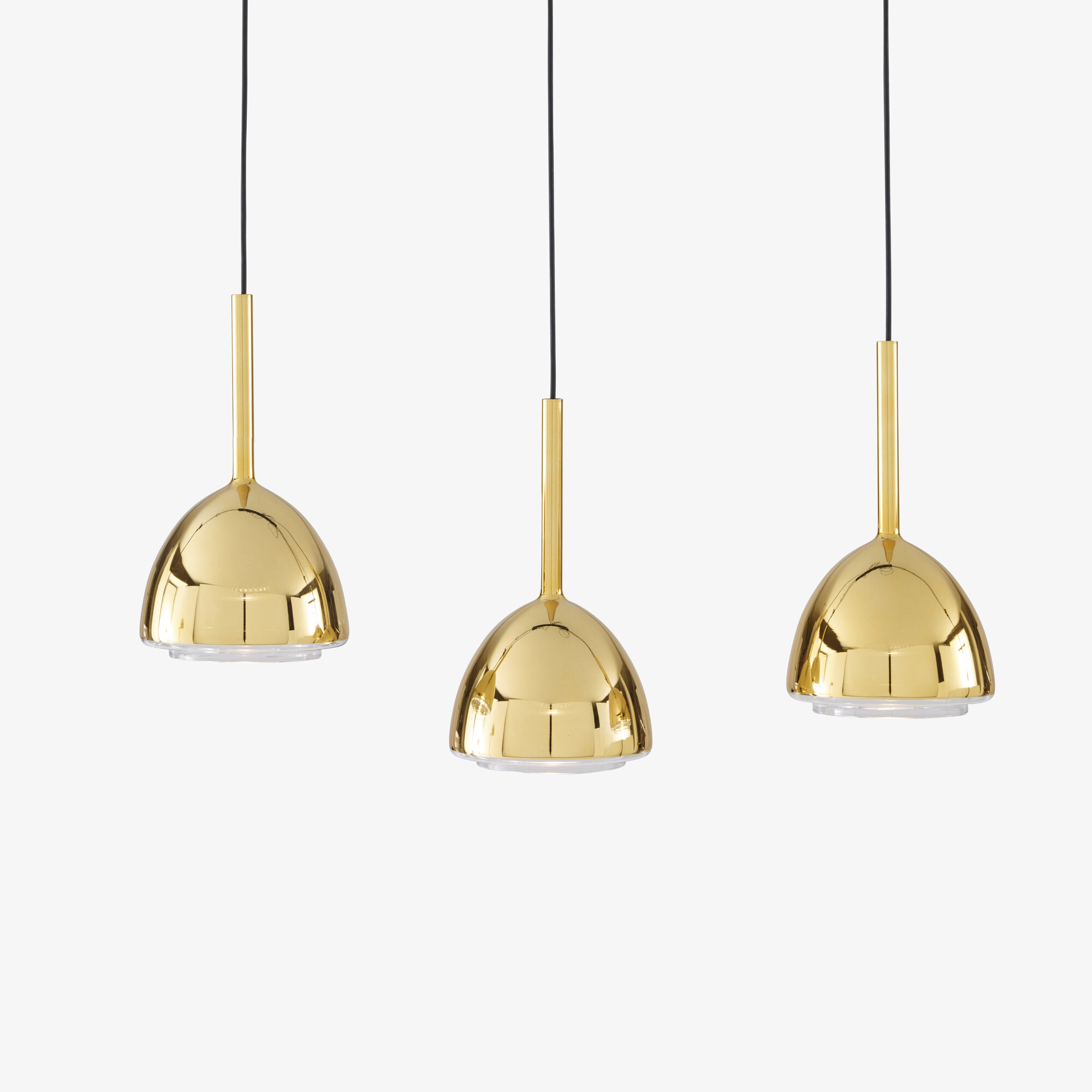 Brass bell pendant light discount