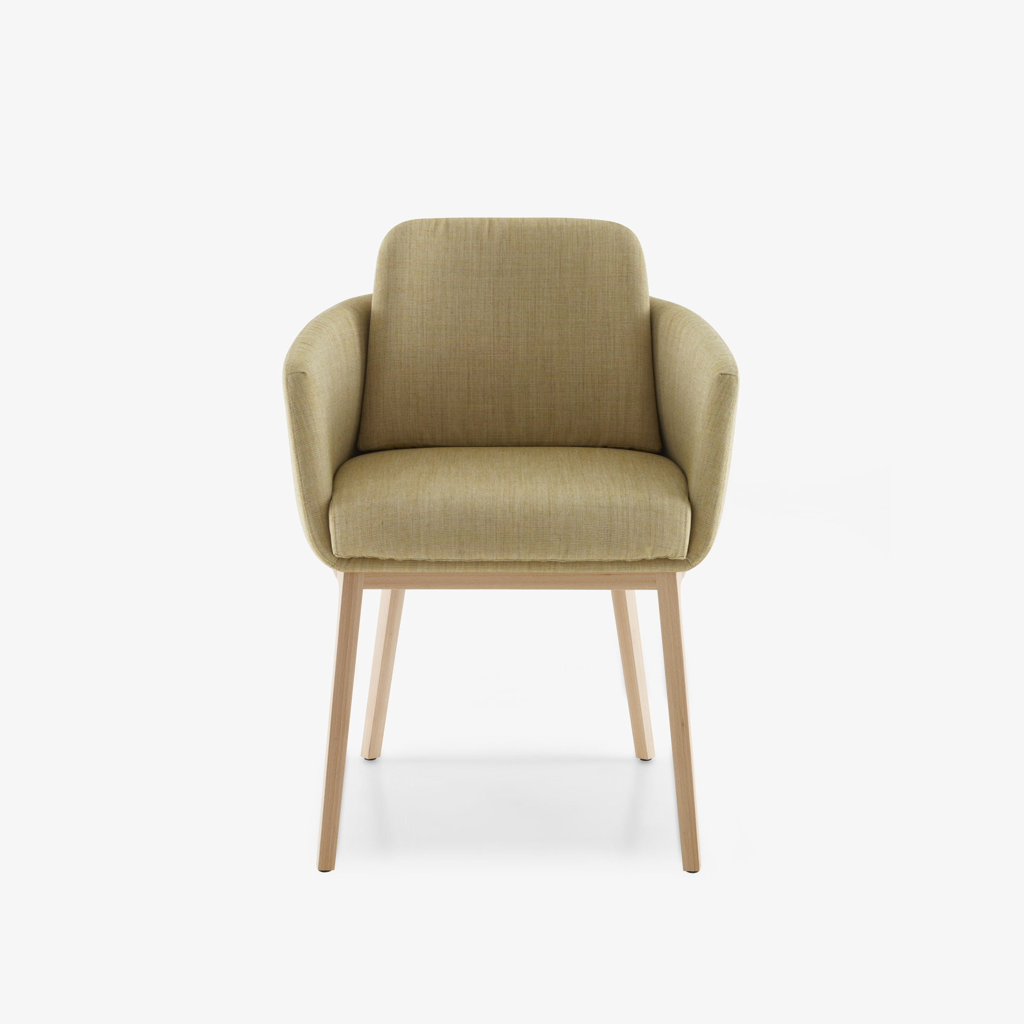 Image CHAIR WITH ARMS WOODEN BASE