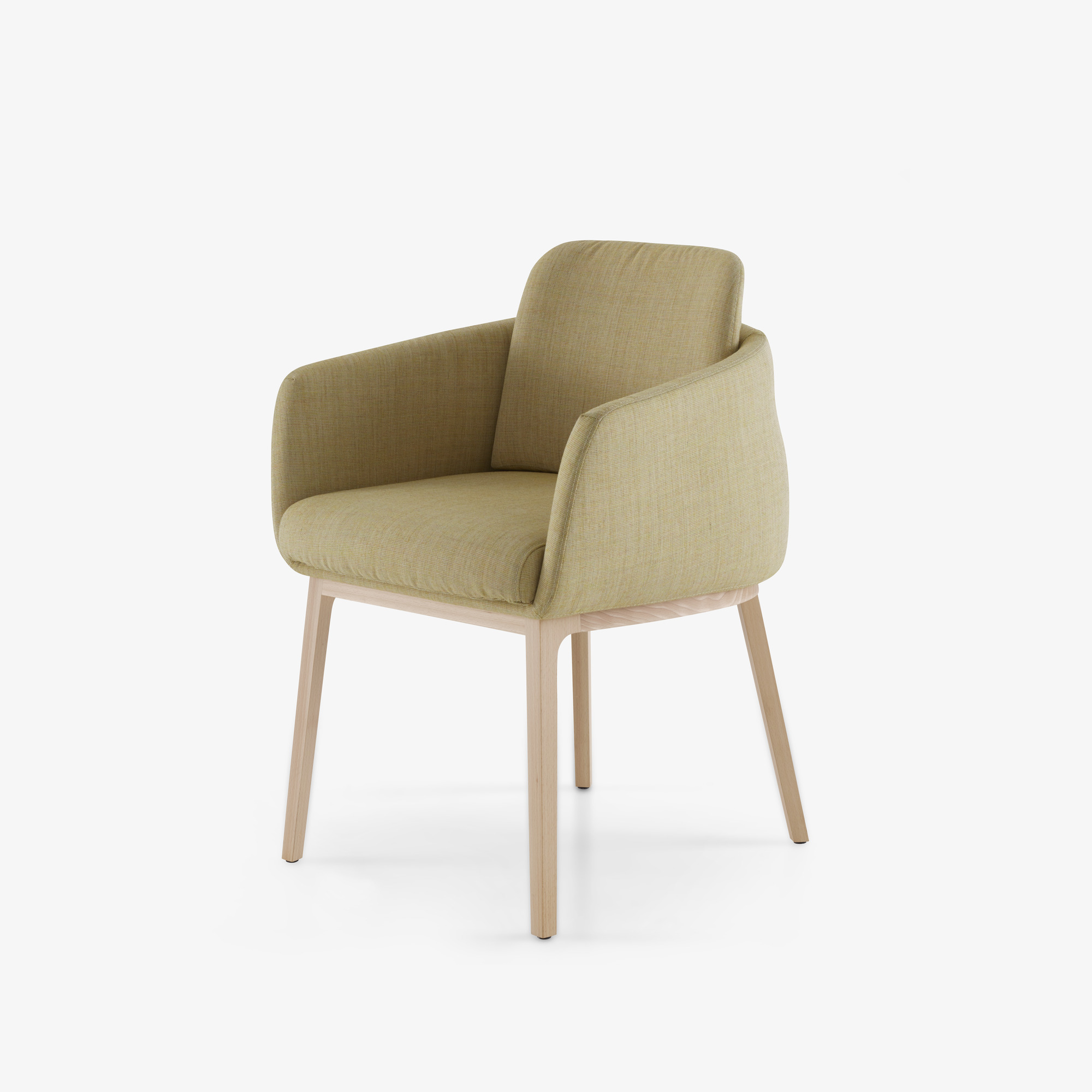 Image Chair with arms wooden base 3