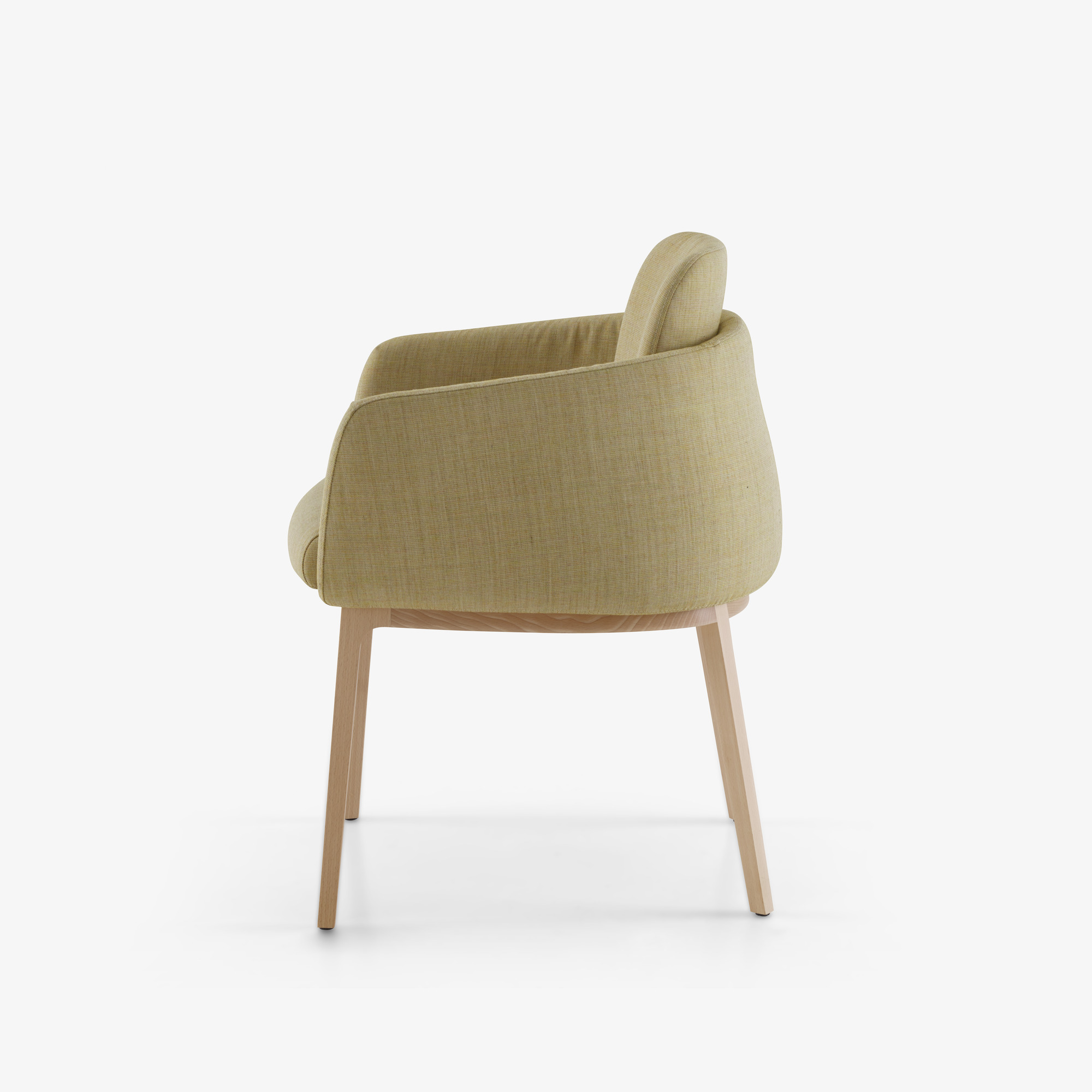 Image Chair with arms wooden base 2