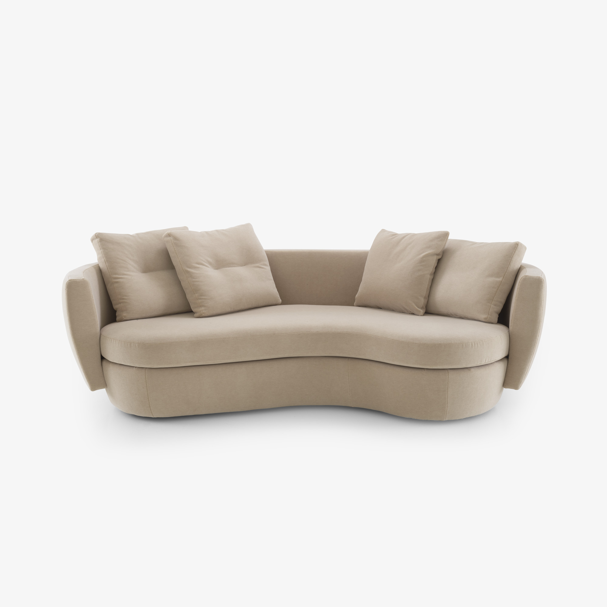 Image Curved settee complete element  1