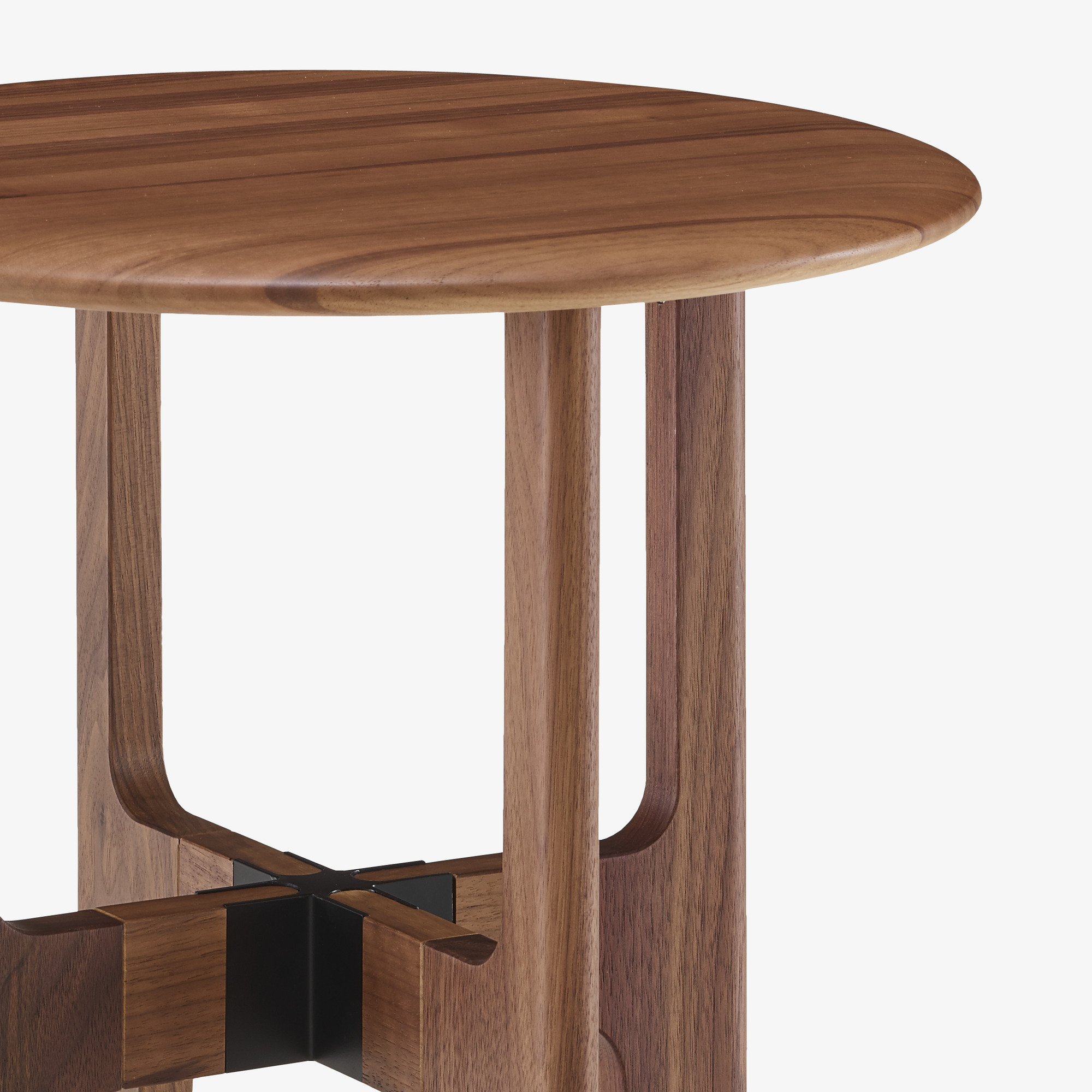 Image Occasional table solid american walnut high version 3