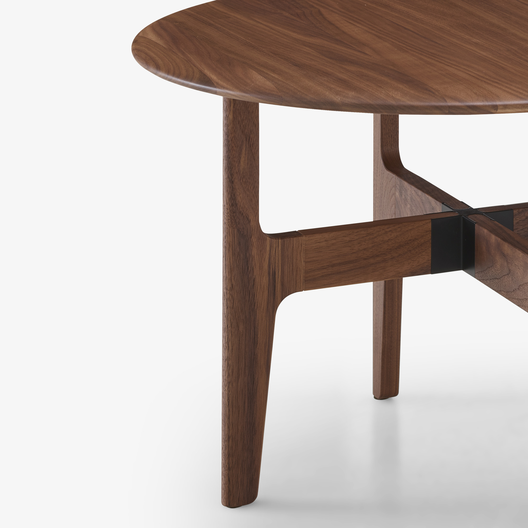 Image Occasional table solid american walnut low version 3