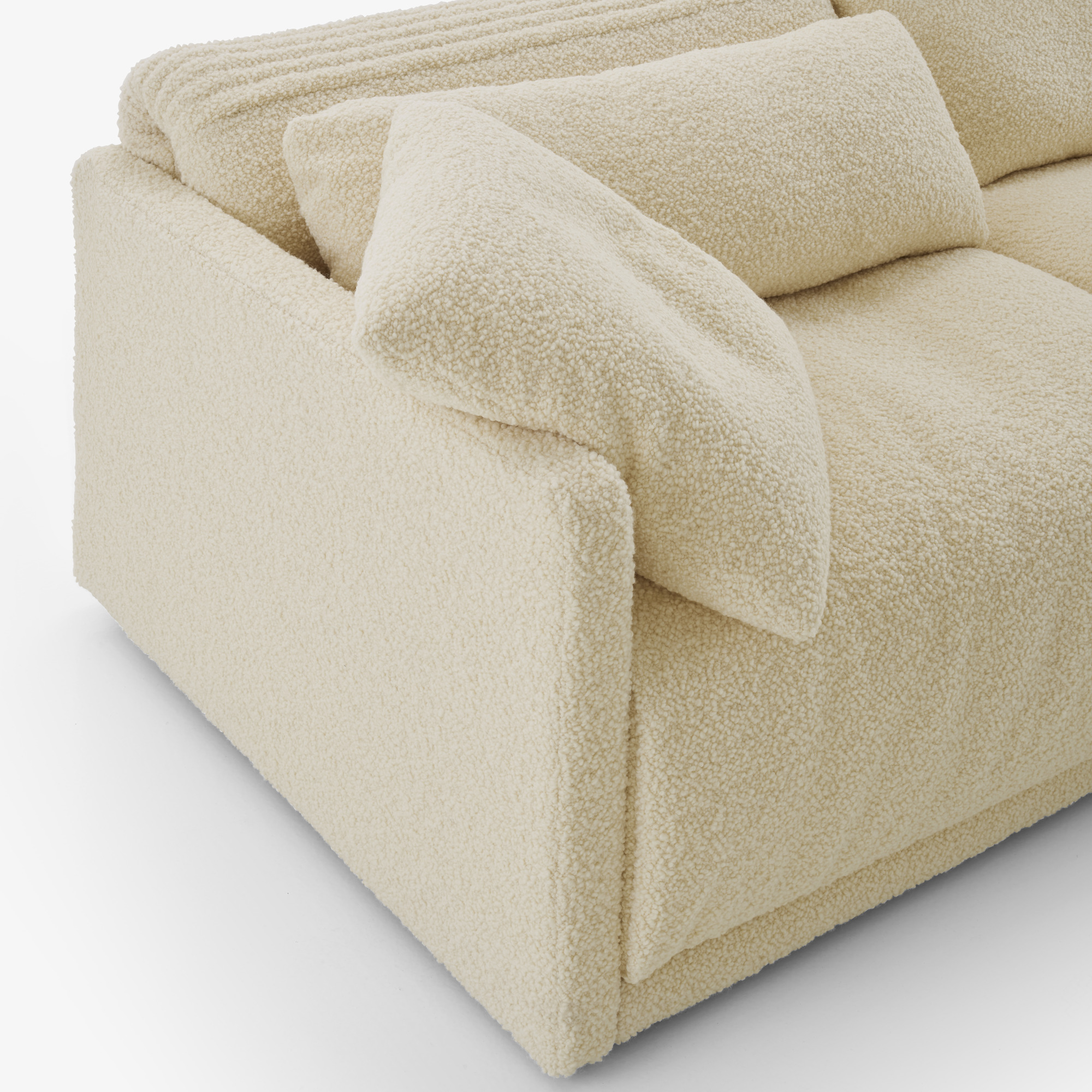 Image Sofa with slim armrest without lumbar cushion 4