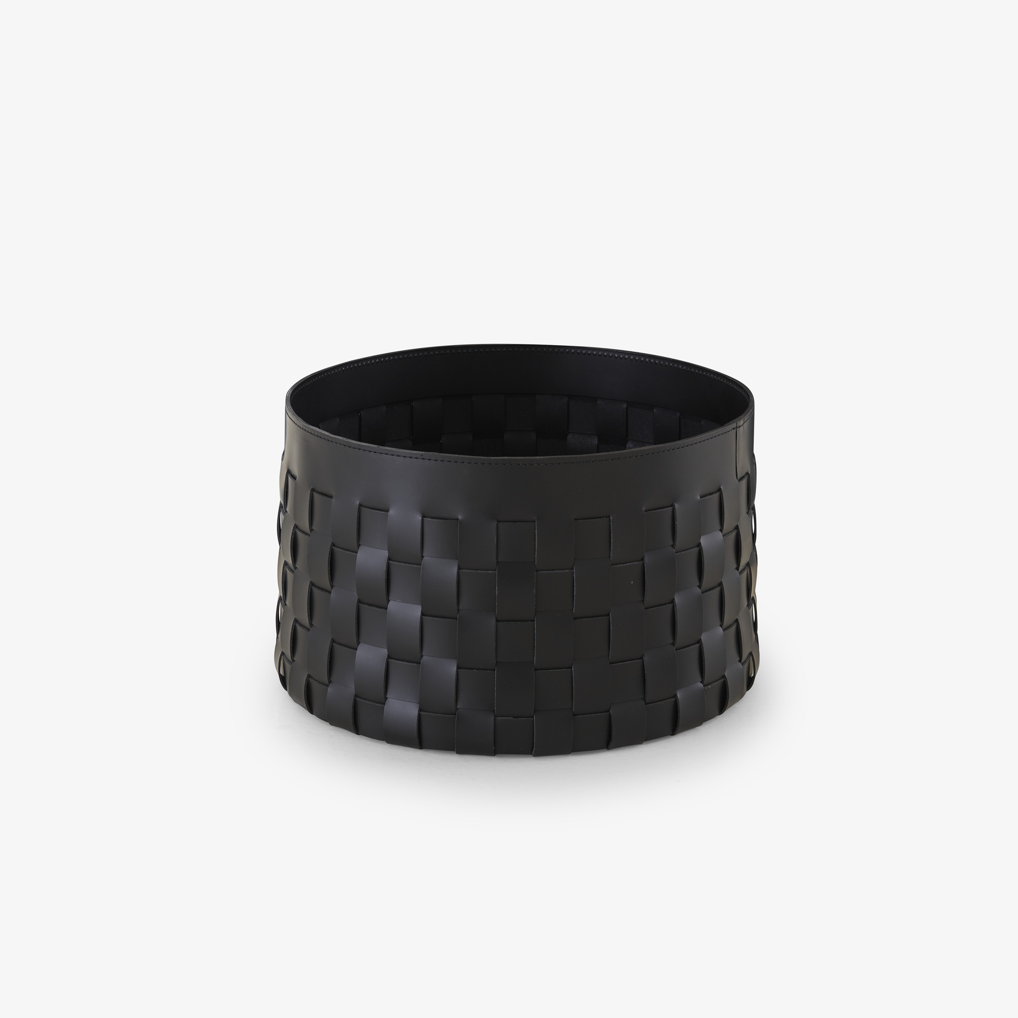 Image Basket black 'synderme' leather  1