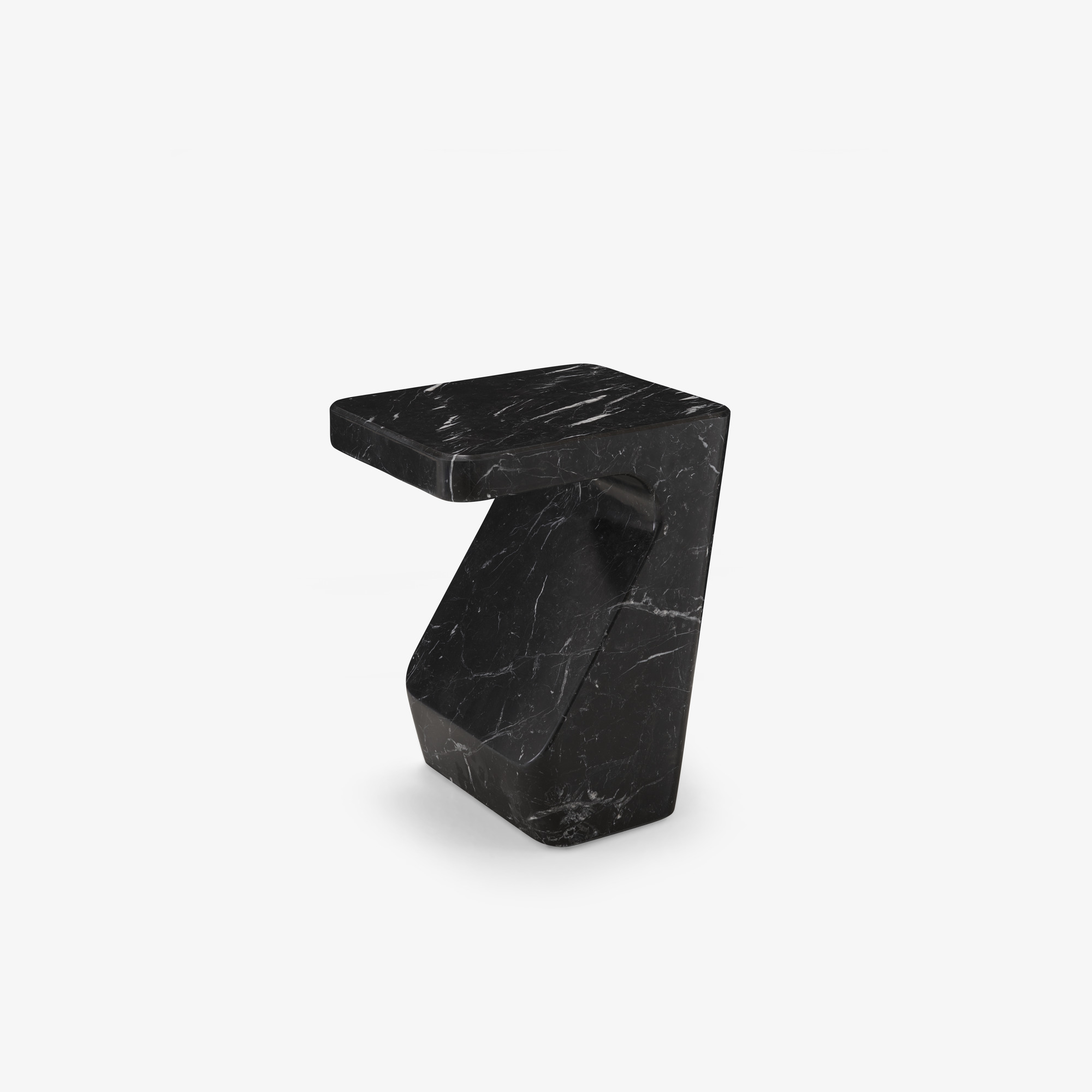 Image Occasional table black marble  1
