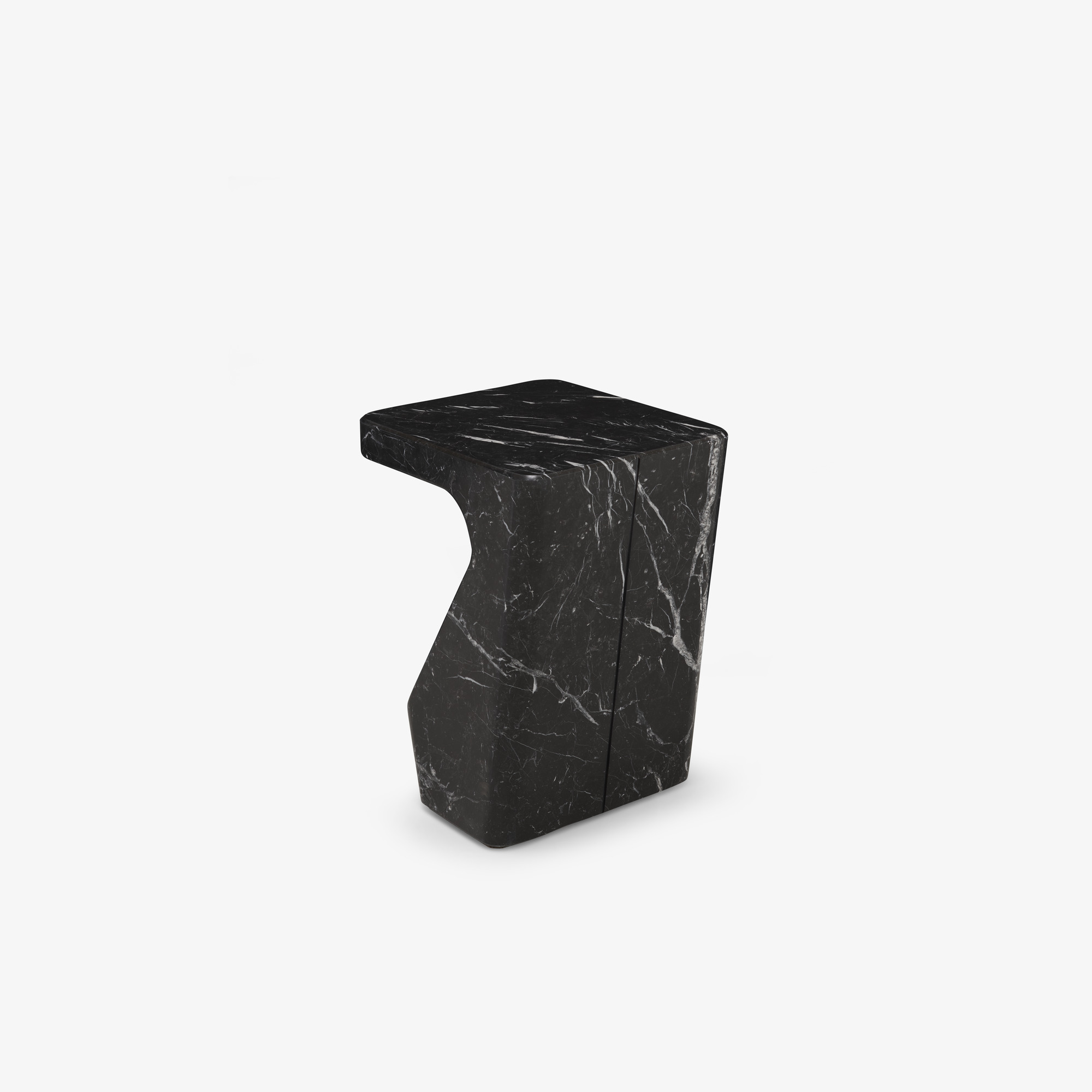 Image Occasional table black marble  4