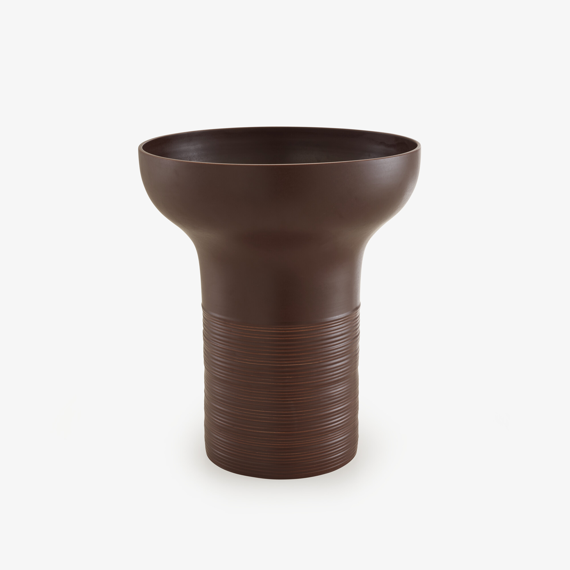 Image Vase large chocolat 1