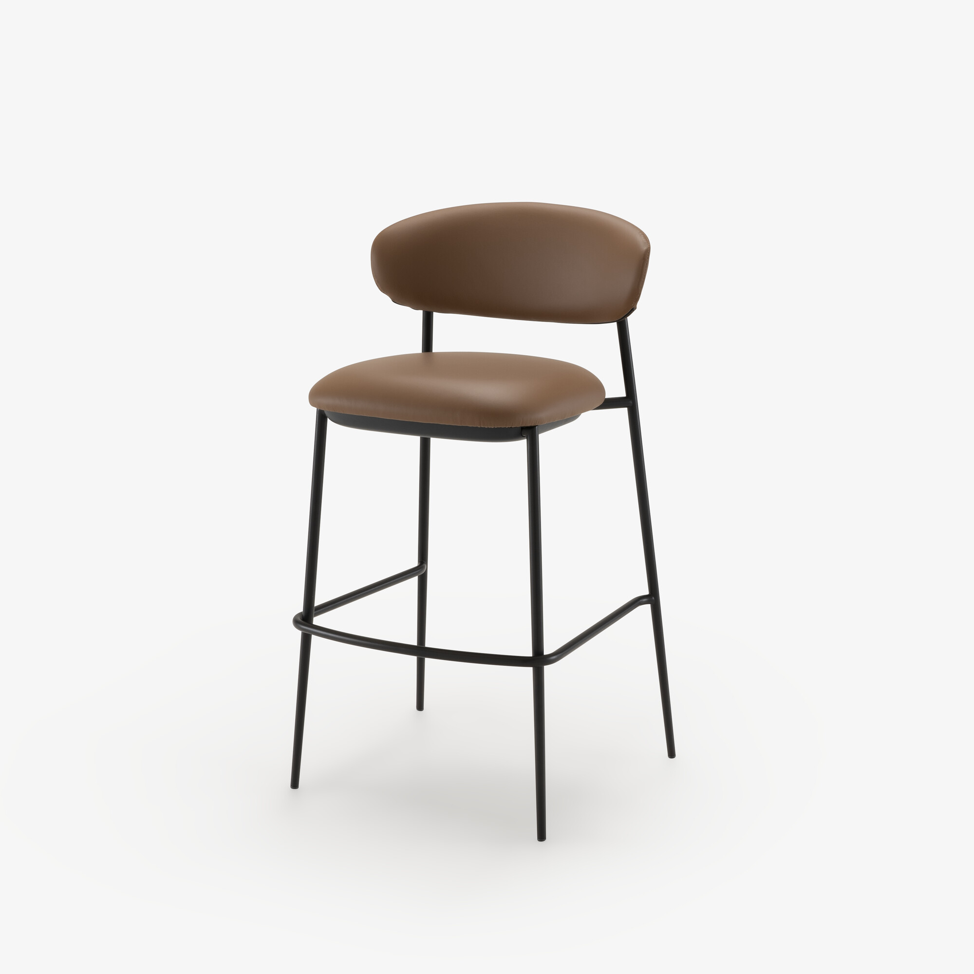 Image Bar stool skiaccia leather/dako marron 2