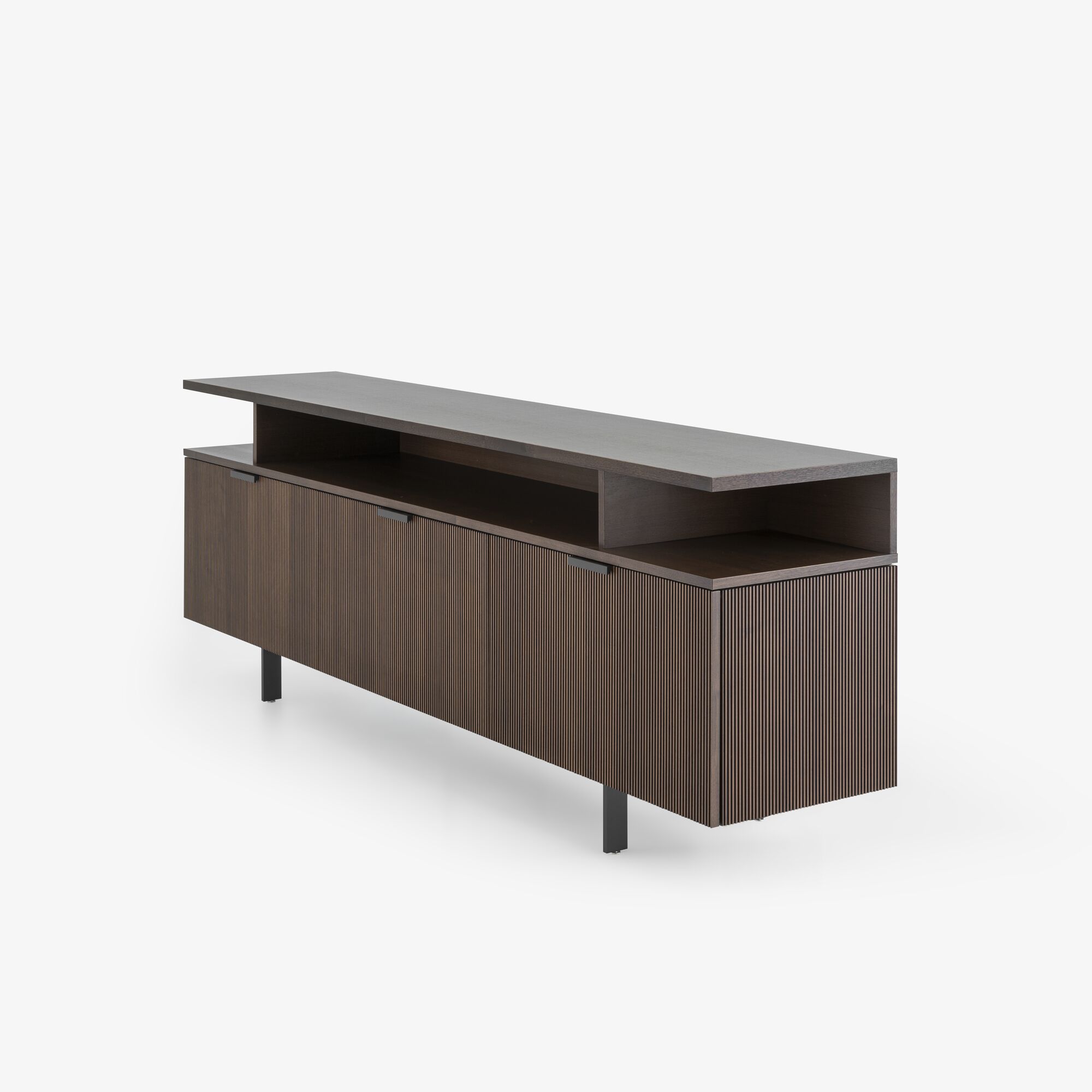 Image Sideboard with top niche 2 flap doors + 1 drawer  2