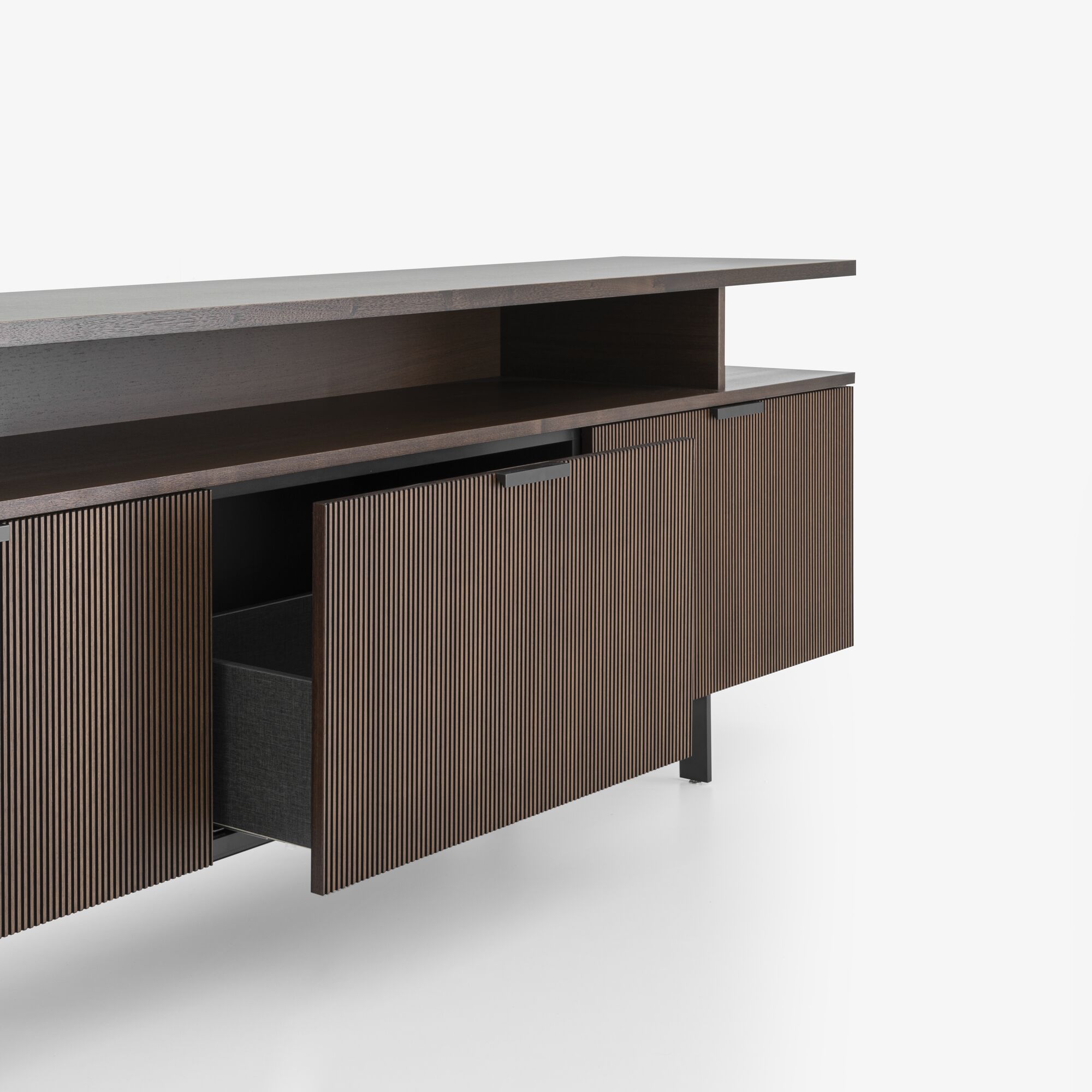 Image Sideboard with top niche 2 flap doors + 1 drawer  3
