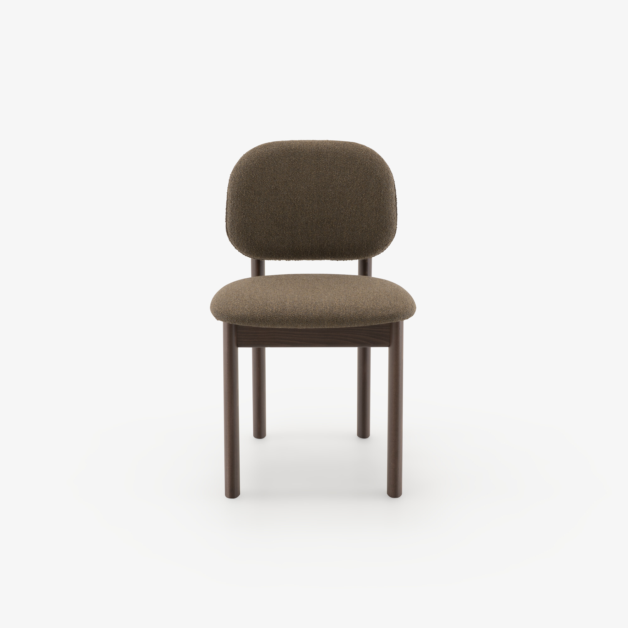 Image Set of 2 dining chairs walnut-stained beech noisette 1
