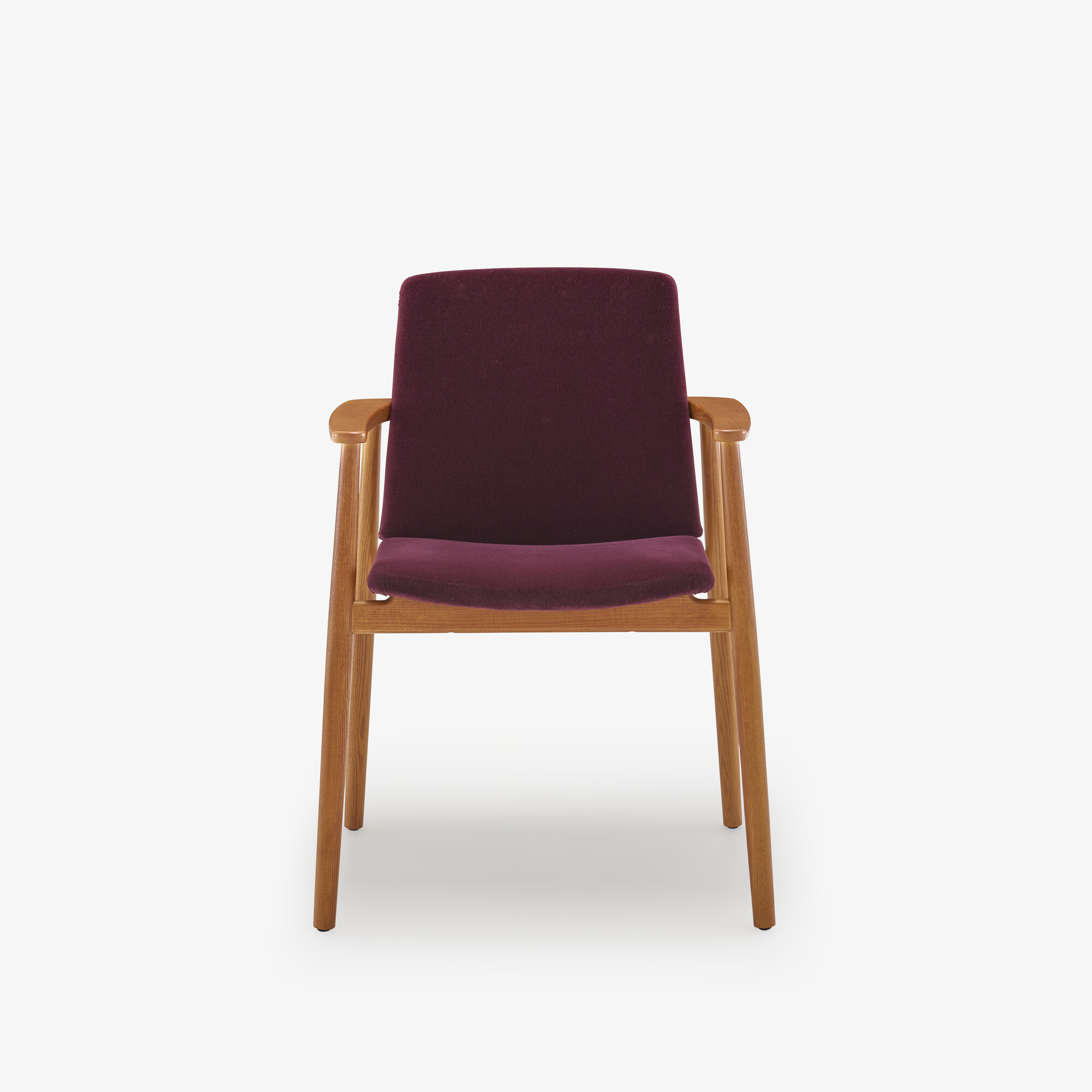 Image CHAIR WITH ARMS GUARICHE STAINED ASH BASE 