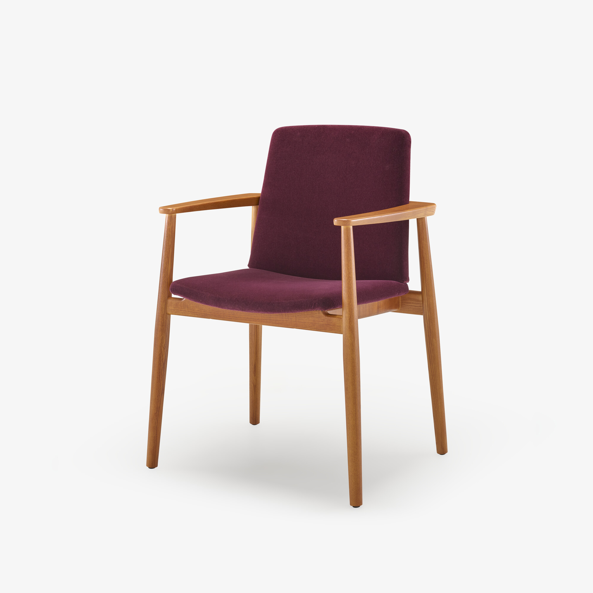 Image Chair with arms guariche stained ash base  2