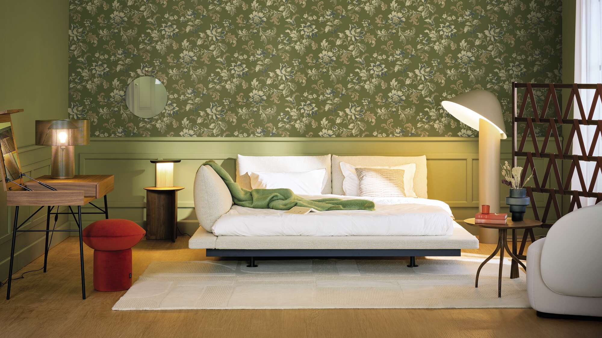Floor Lamps & Reading Lamps Azores Floor lamp taupe - Ligne Roset