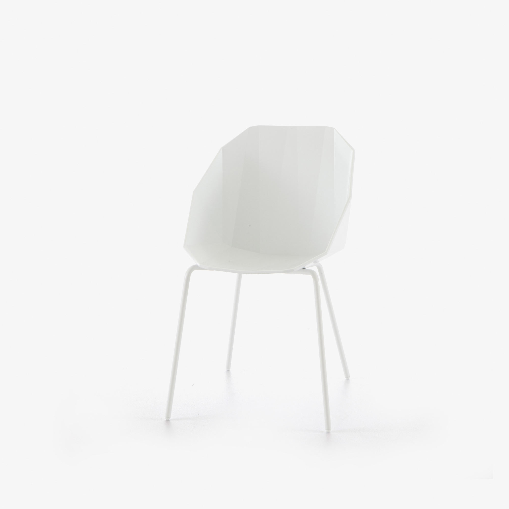 Image Chair/bridge white white lacquered base 6