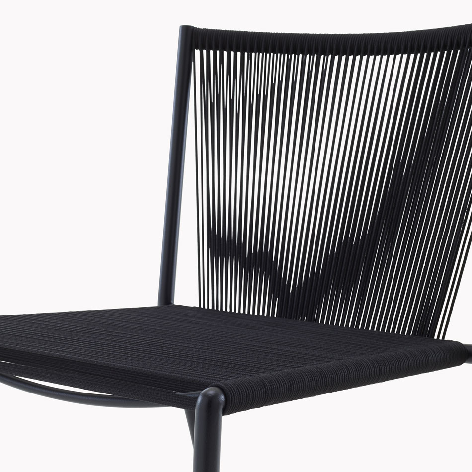 Image Dining chair black indoor / outdoor 6