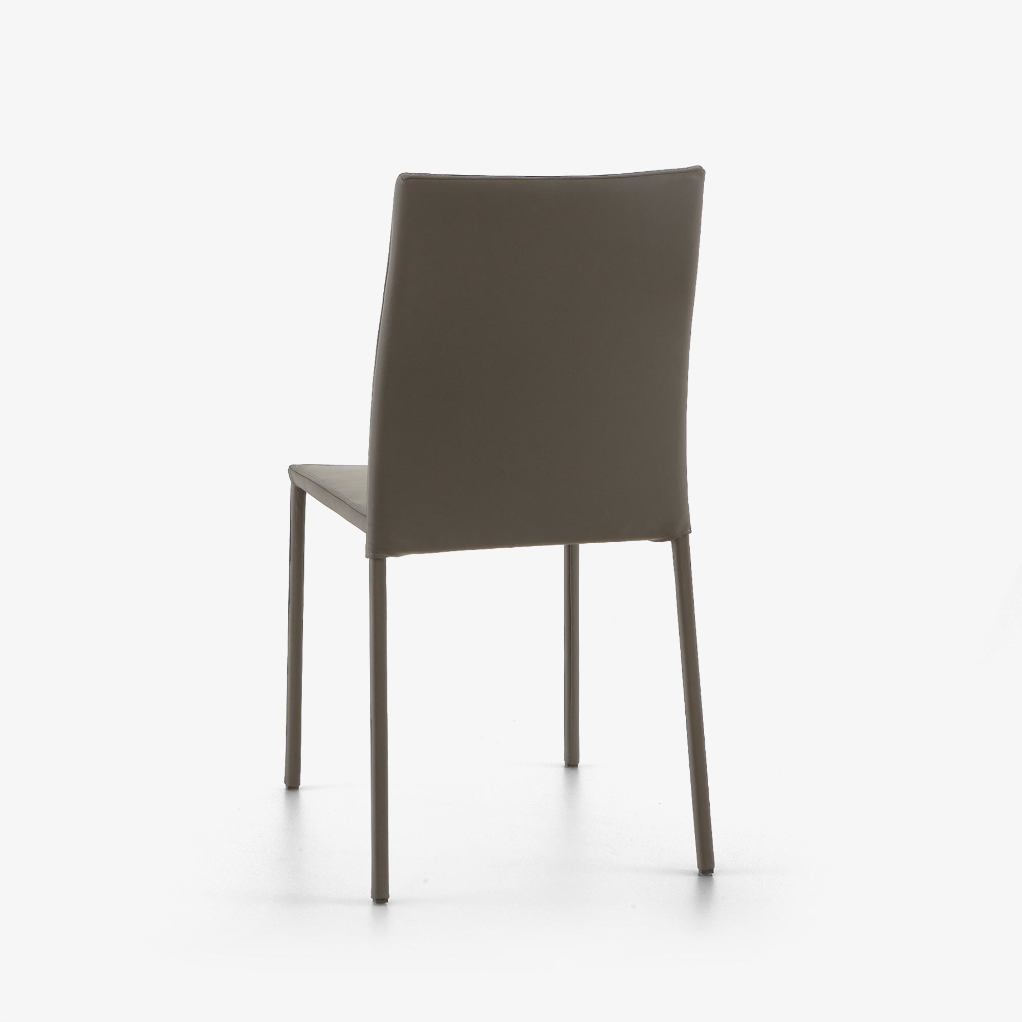 Image Dining chair grey leather  4