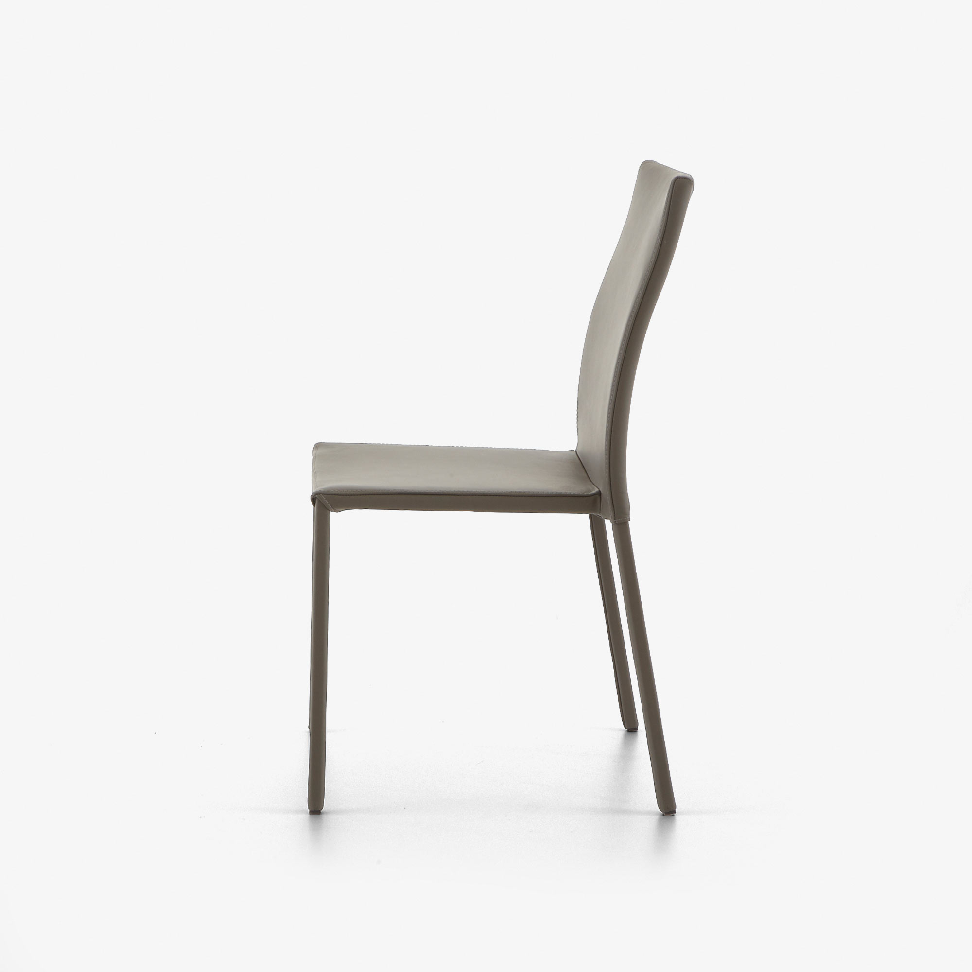 Image Dining chair grey leather  5