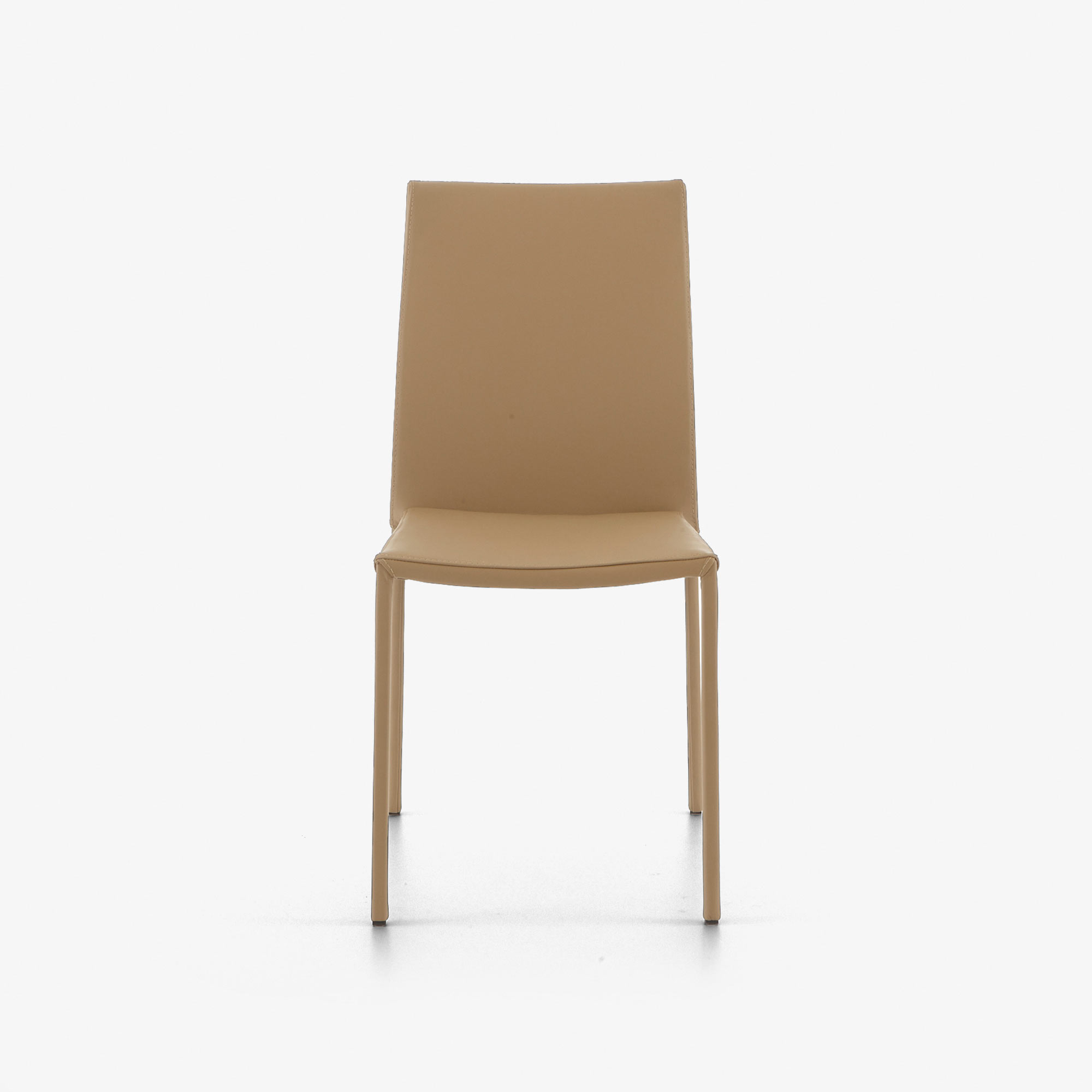 Image Dining chair beige leather  1