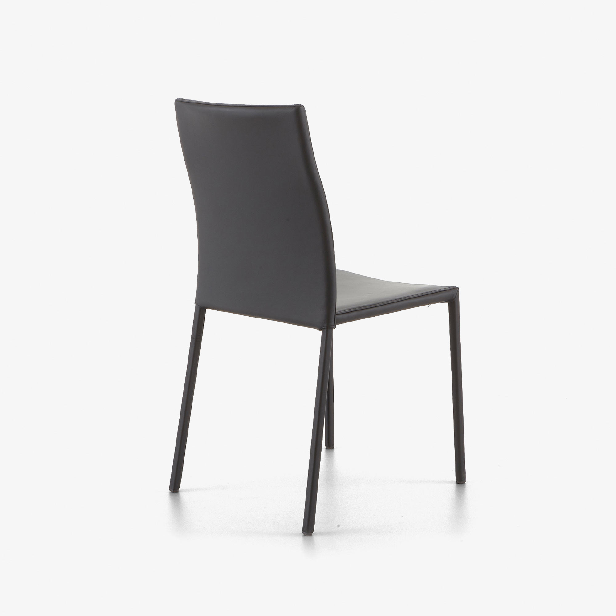Image Dining chair black leather  3