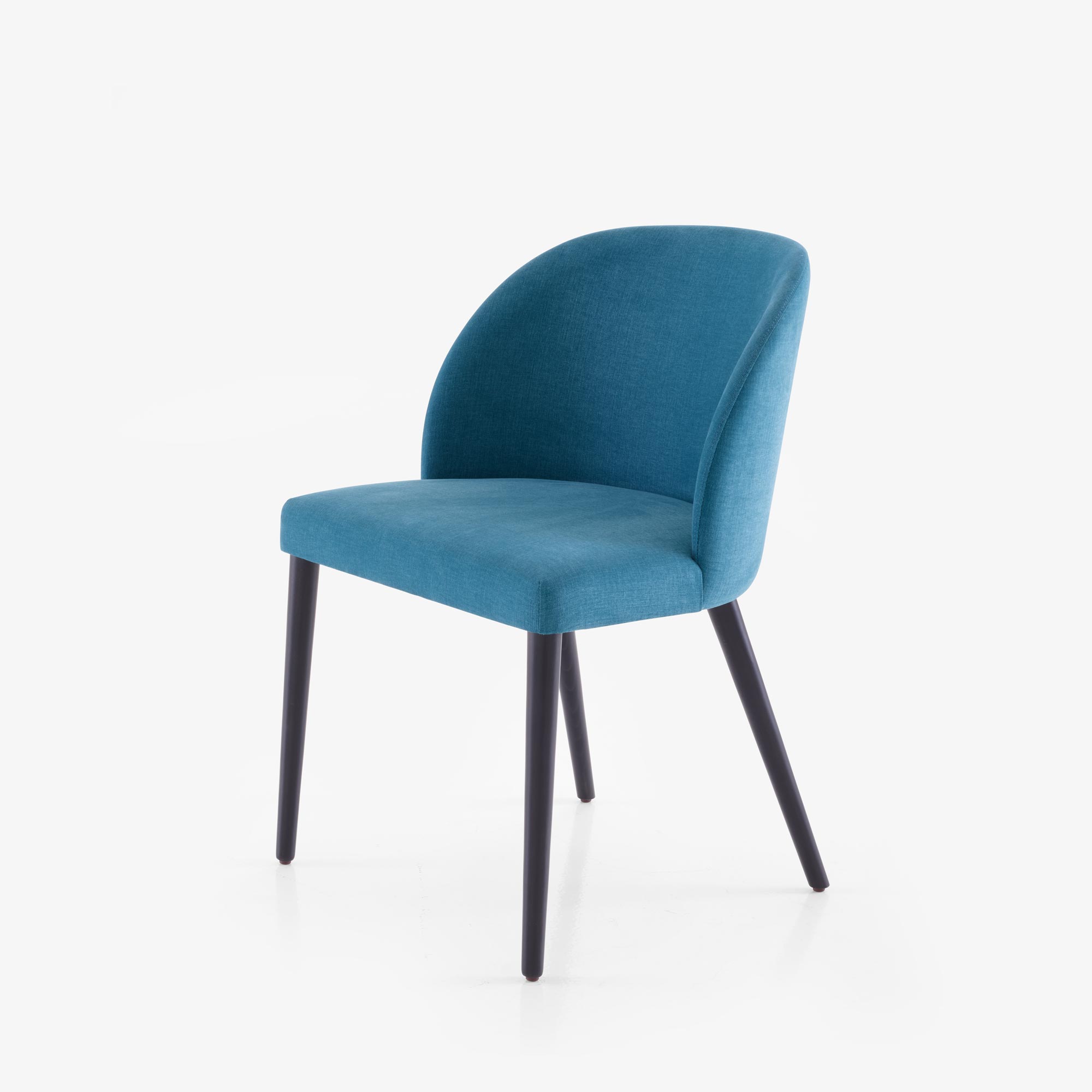 Image Dining chair fabric-bleu canard  2