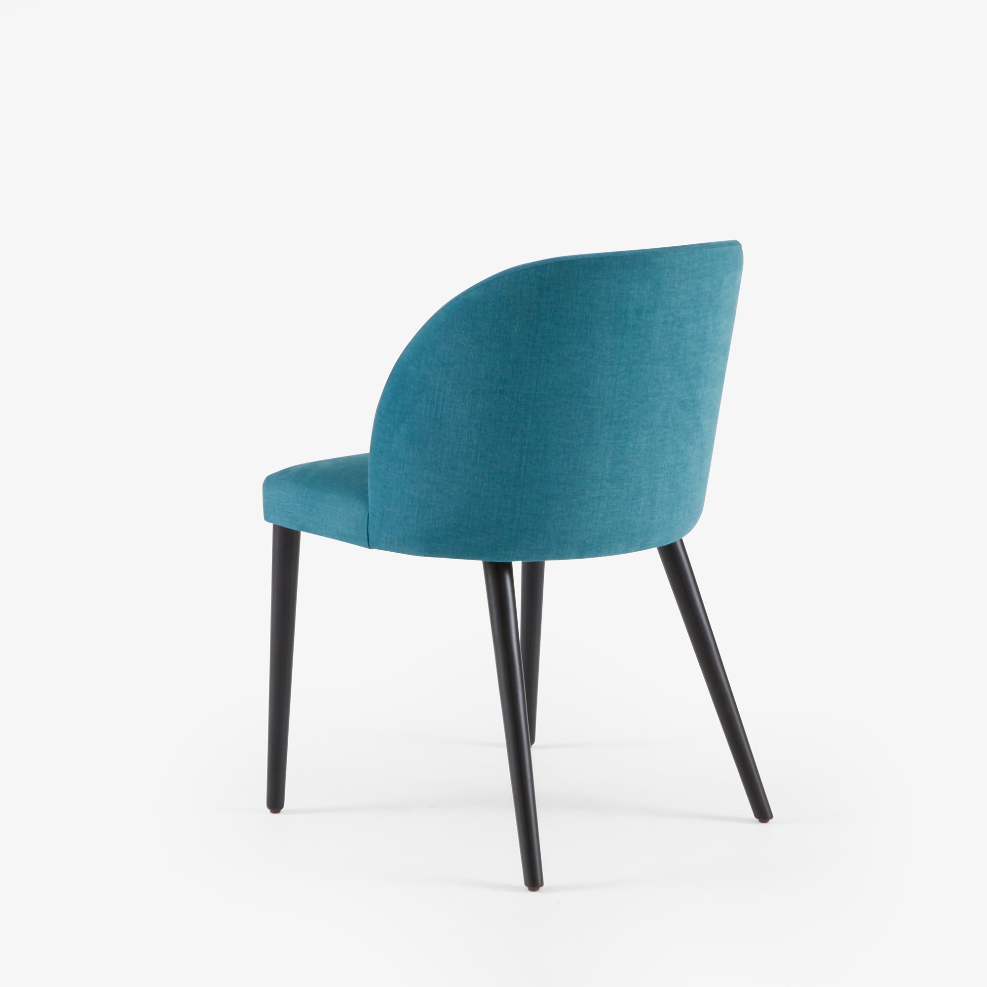 Image Dining chair fabric-bleu canard  4