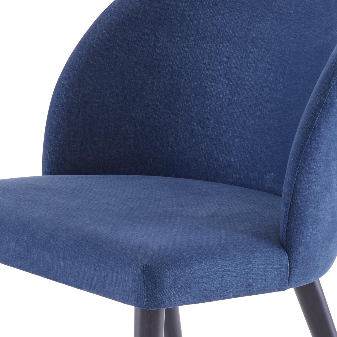Image Dining chair fabric-bleu nuit  7