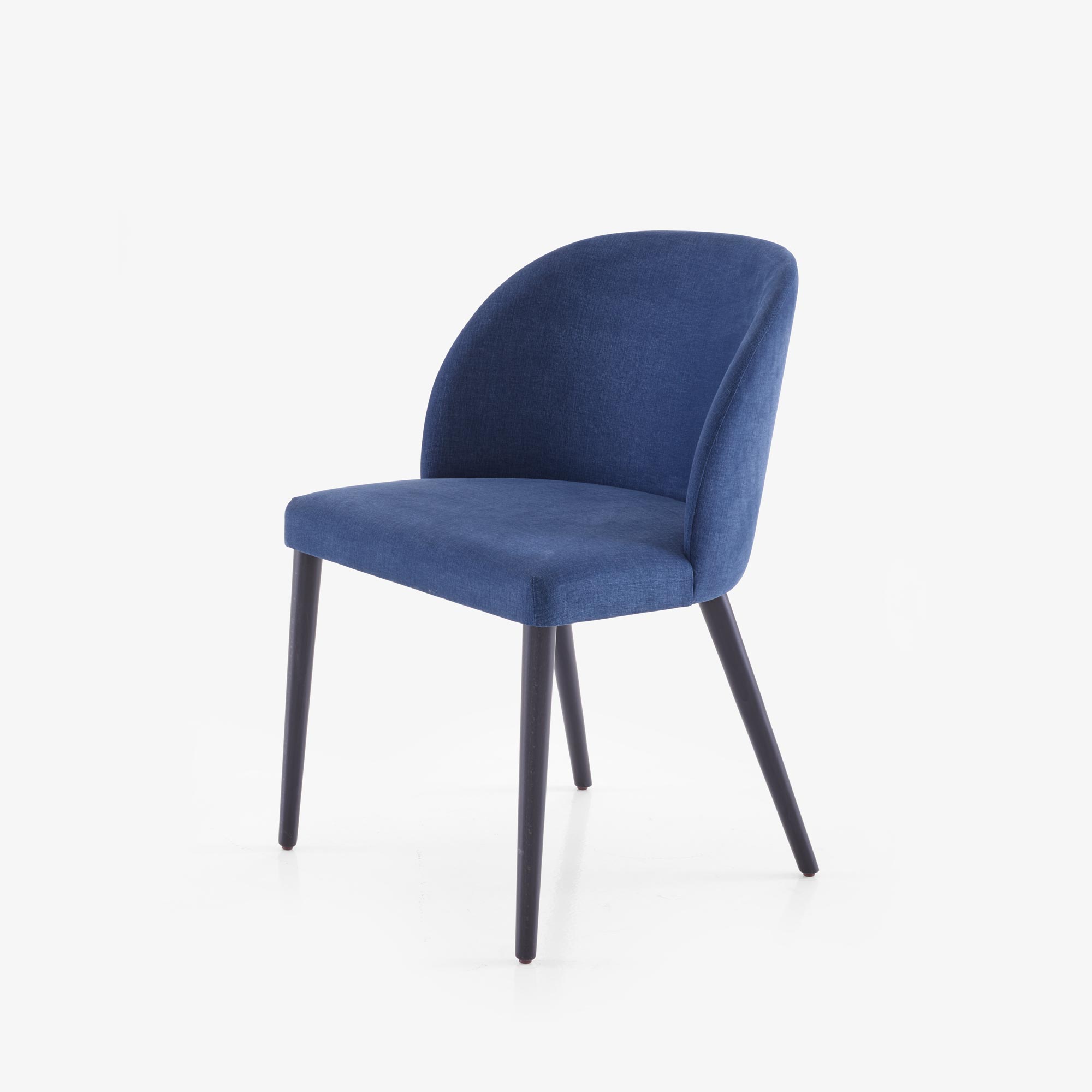 Image Dining chair fabric-bleu nuit  2