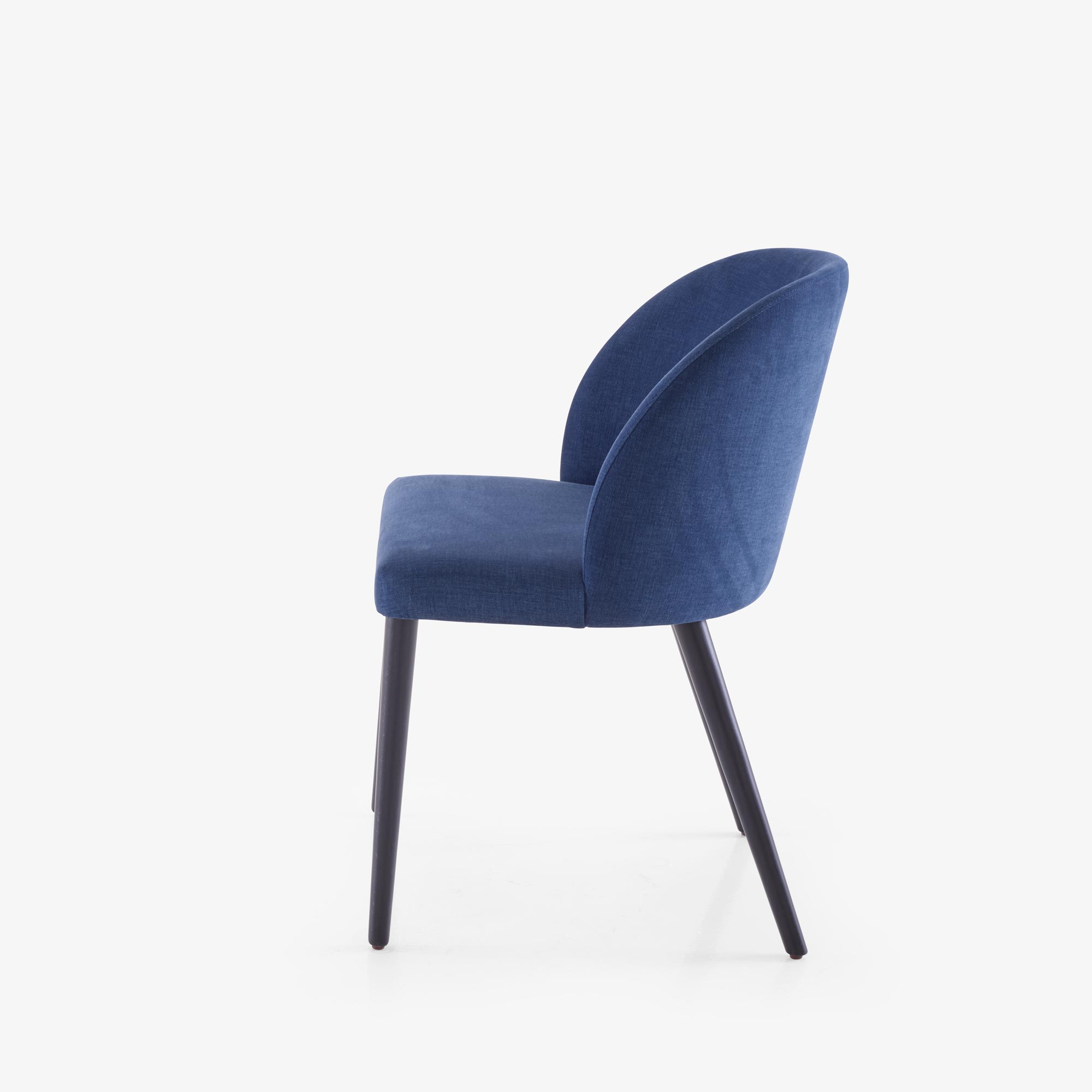 Image Dining chair fabric-bleu nuit  3