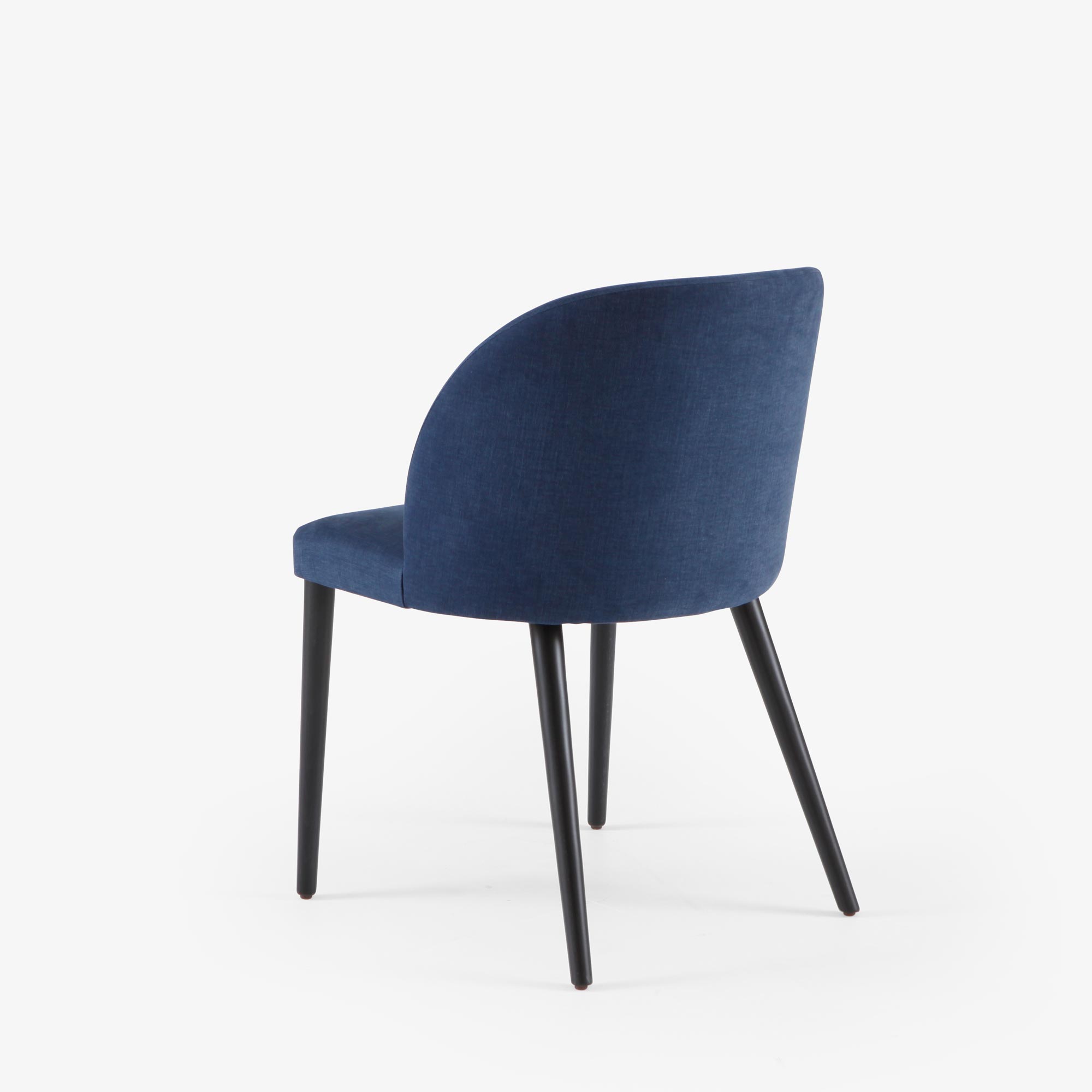 Image Dining chair fabric-bleu nuit  4