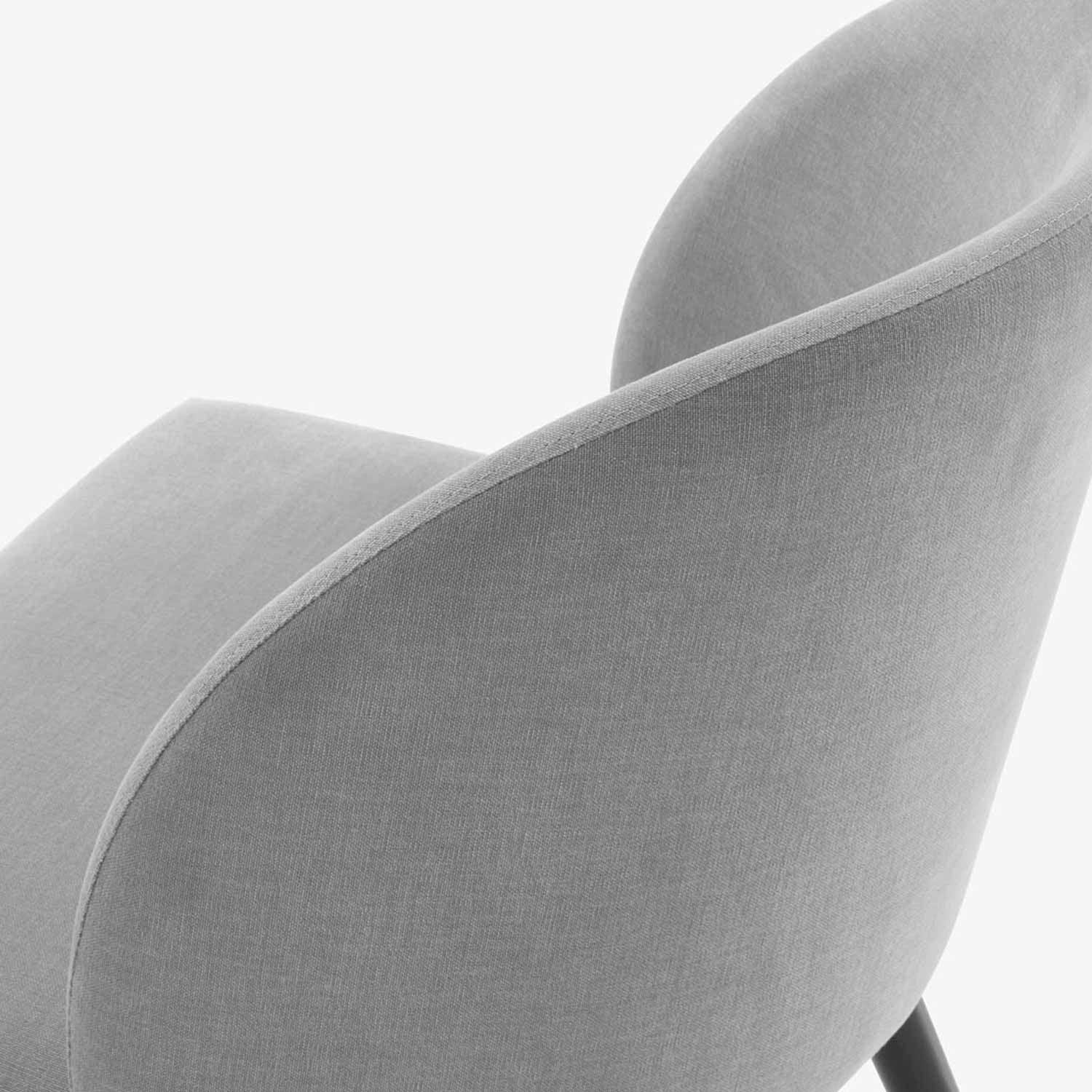 Image Dining chair fabric-light grey  6