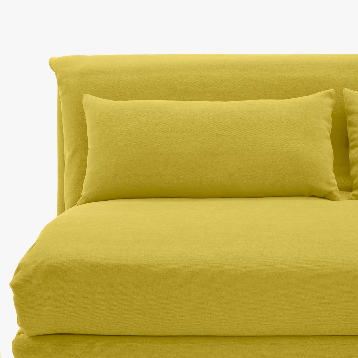 Image Sofabed 61" without arms with lumbar cushions amalfi fabric  7
