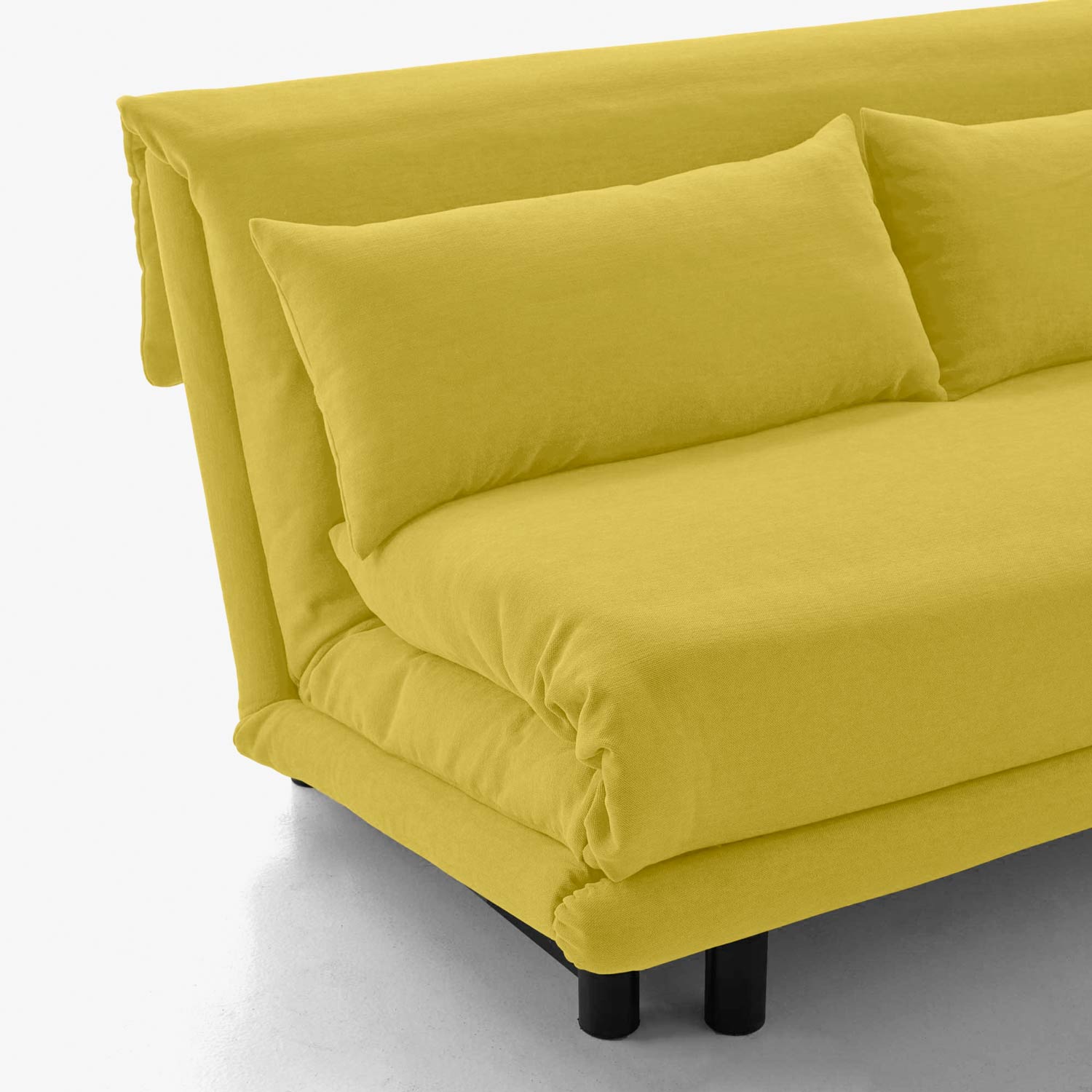 Image Sofabed 61" without arms with lumbar cushions amalfi fabric  9