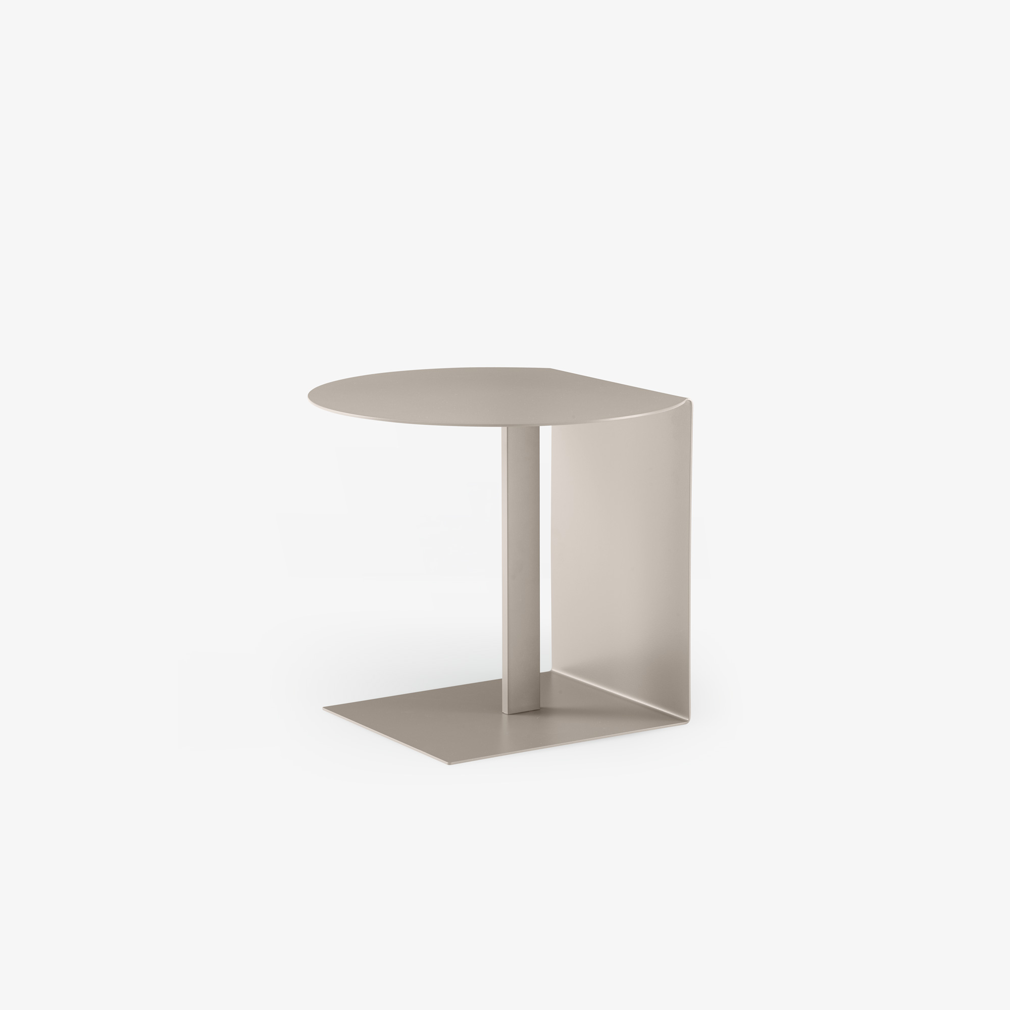 Image PEDESTAL TABLE ARGILE LACQUER 