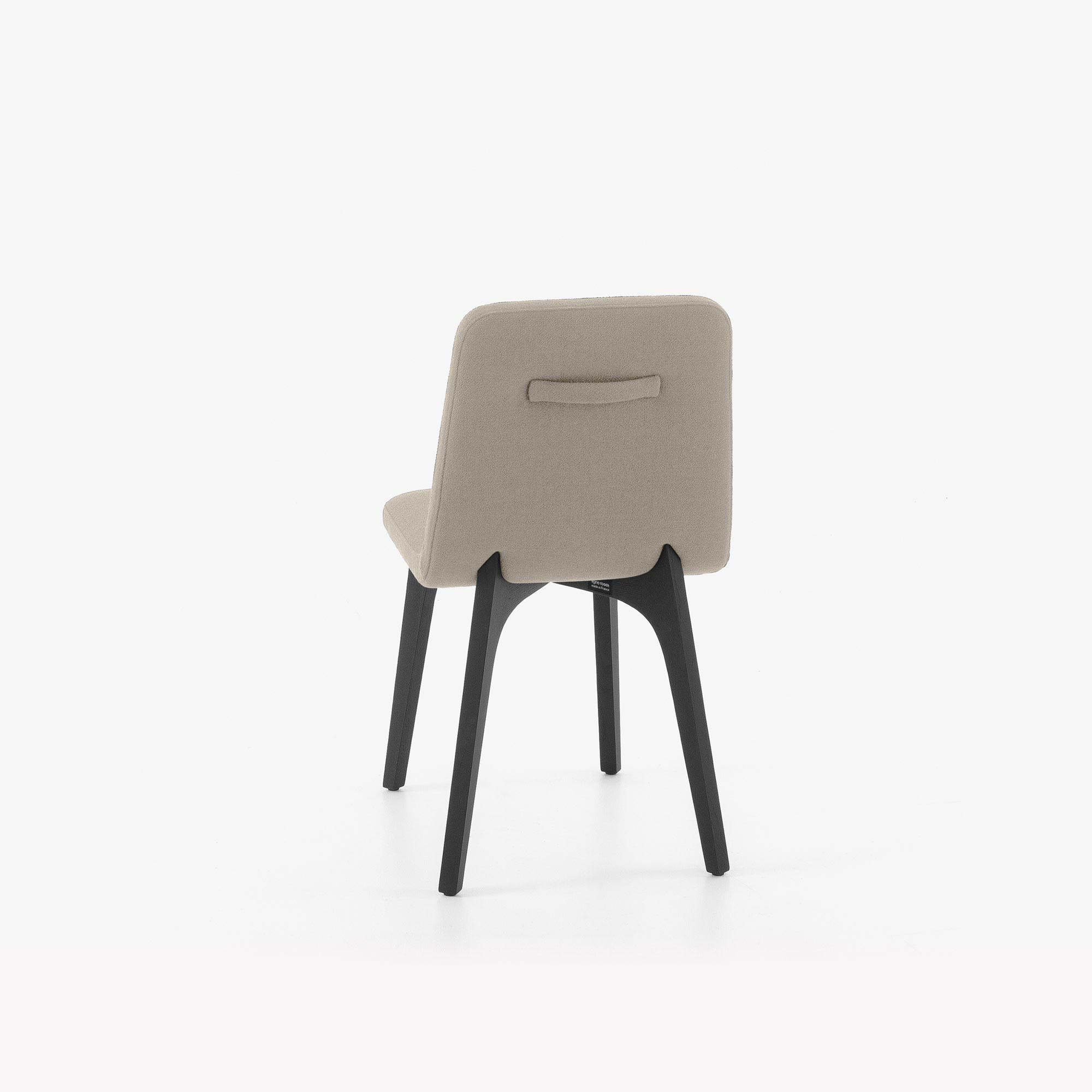Image Dining chair black stained ash with handle 5