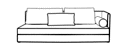LEFT-ARM LOVESEAT COMPLETE ELEMENT 