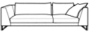 SOFA WITH ARMREST A 