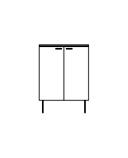 CUPBOARD WITH DOORS C 64