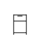NIGHT CHEST 1 DRAWER