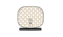 TABLE LAMP SILVER GRILL 