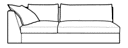 RIGHT-ARM SOFA WITH ARMREST A 