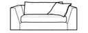 LOVESEAT WITH ARMREST A 