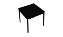 LOW TABLE LARGE BURNT-EFFECT OAK