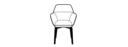 CHAIR WITH ARMS