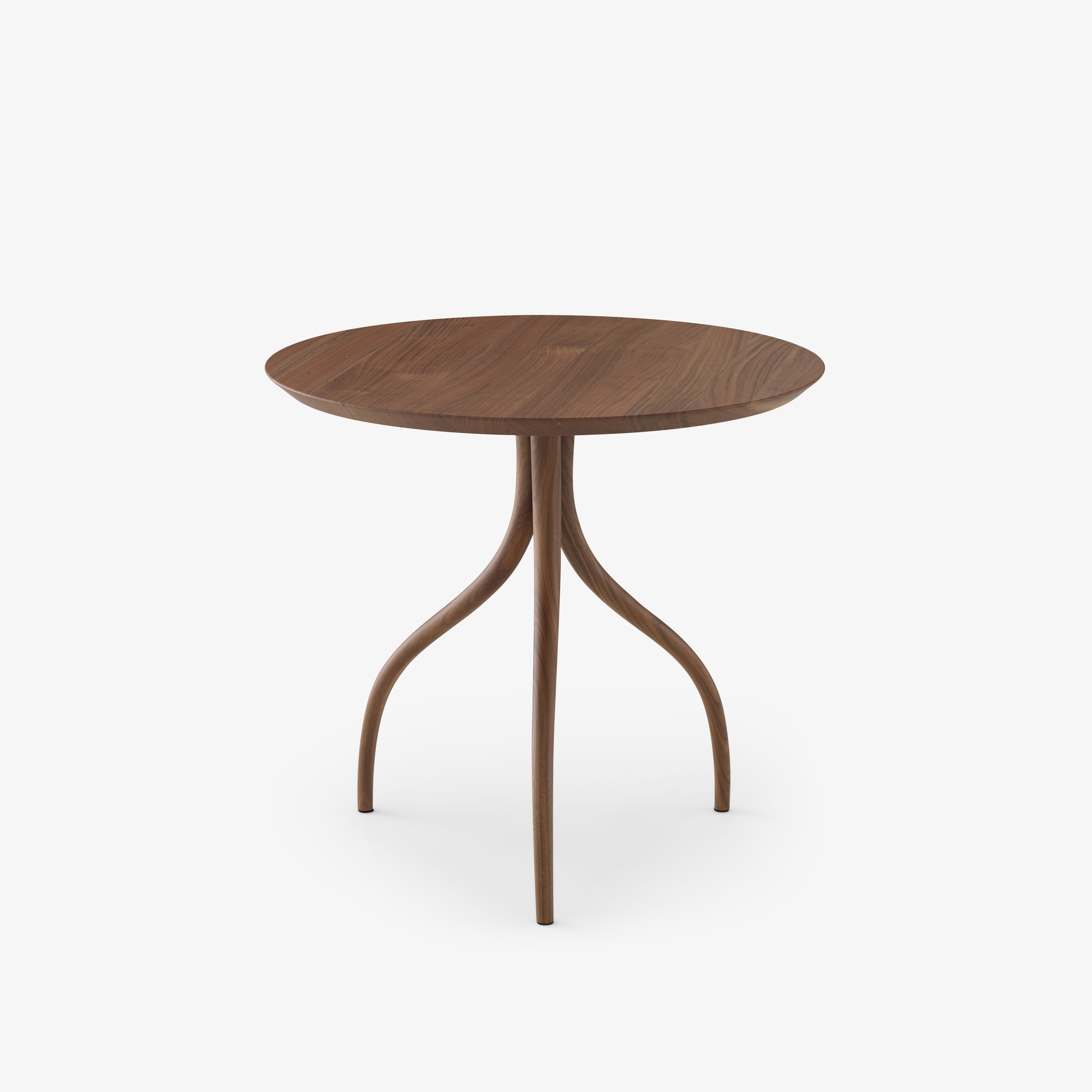 Image Pedestal table walnut  1