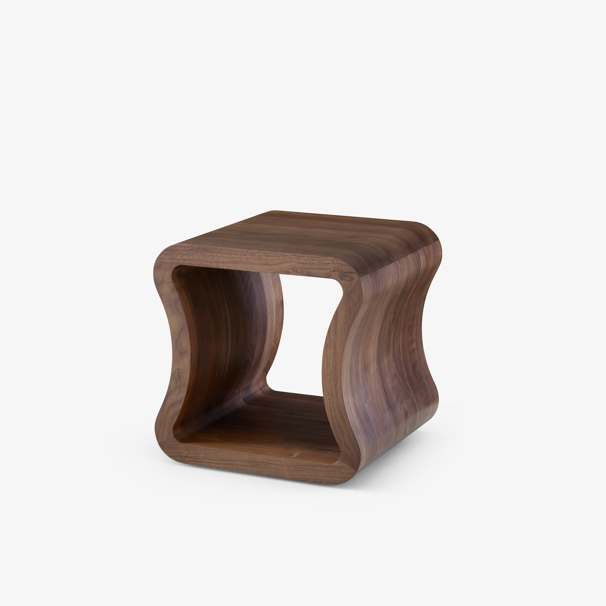 Image Sofa end table american walnut  2