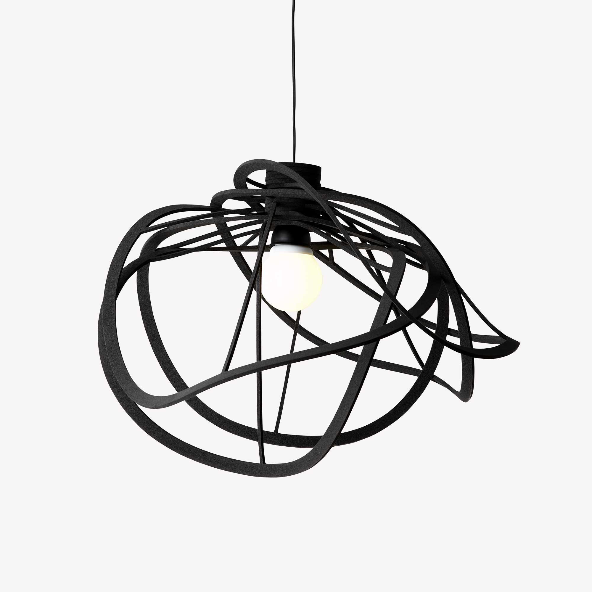 Image Suspended ceiling light black large 2