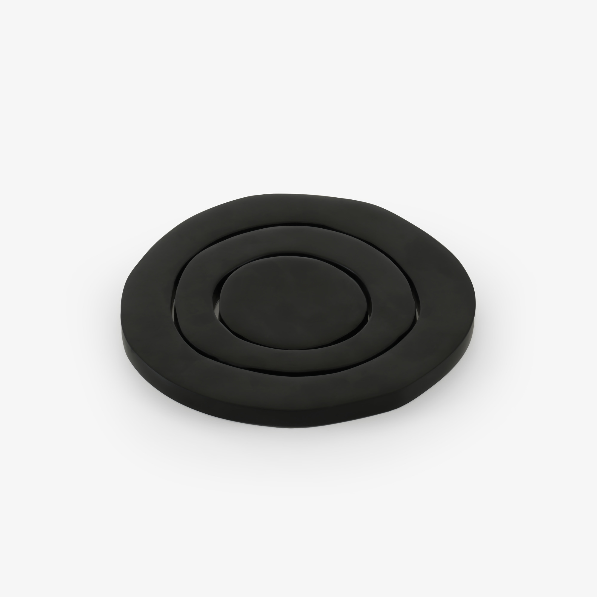 Image PLATE STAND BLACK LACQUER 
