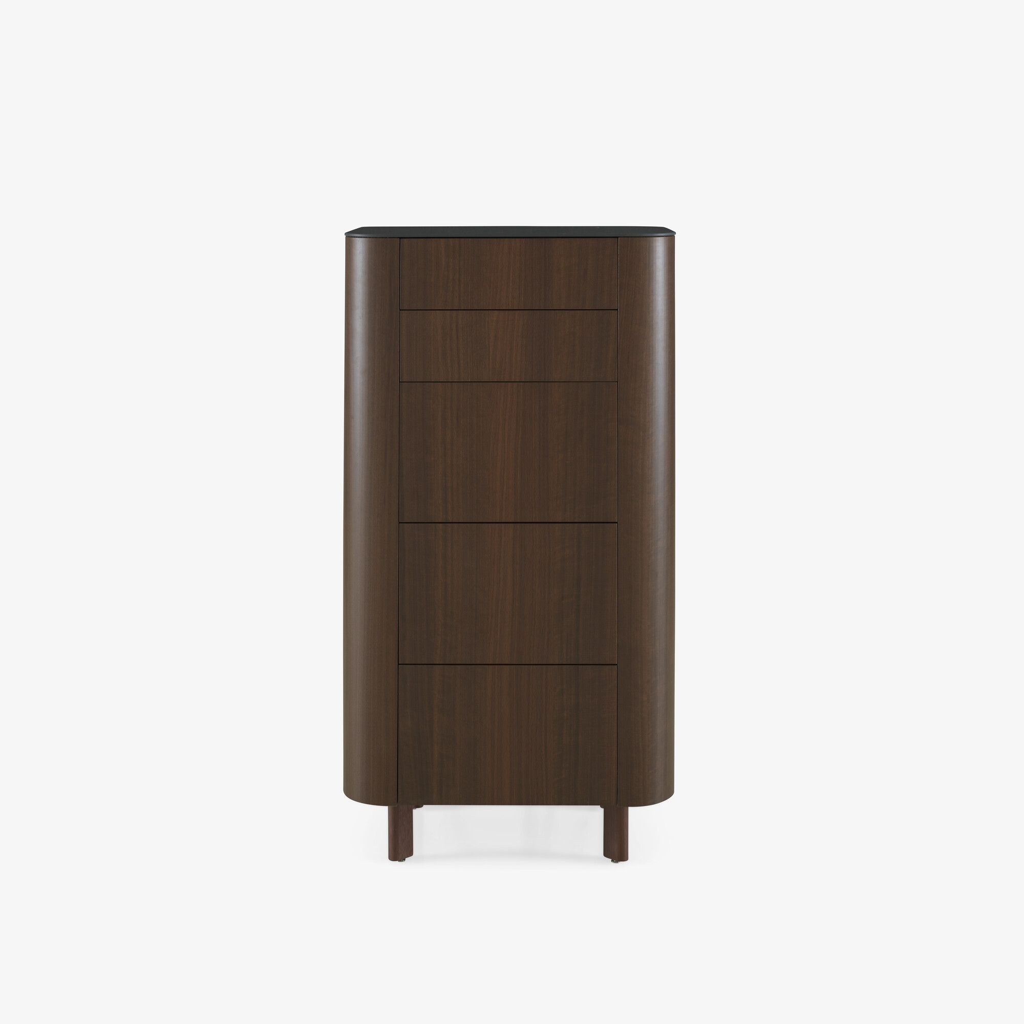 Image CHEST OF DRAWERS DARK WALNUT MARQUINIA CERAMIC STONEWARE TOP